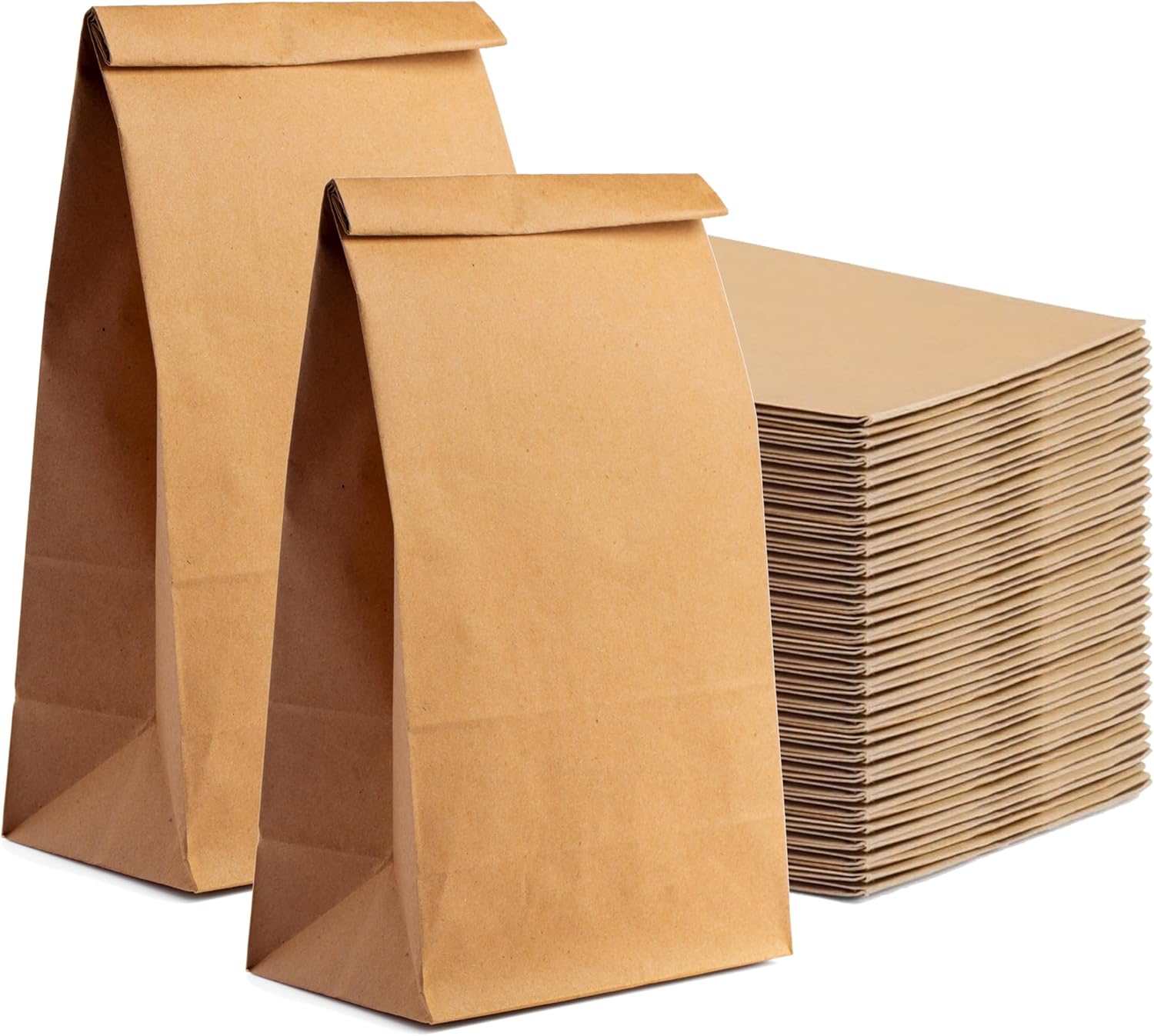 Detalle de 50x braune Kraftpapiertüten EXTRA STARK (20 x 13 cm) – als DIY Adventskalender & Geschenktüten