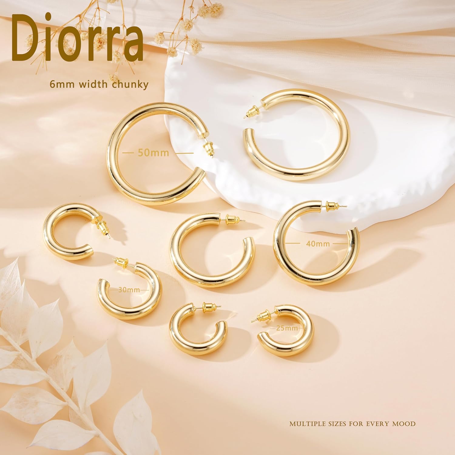 Detalle 2 de Sterling Silver Hoop Earrings