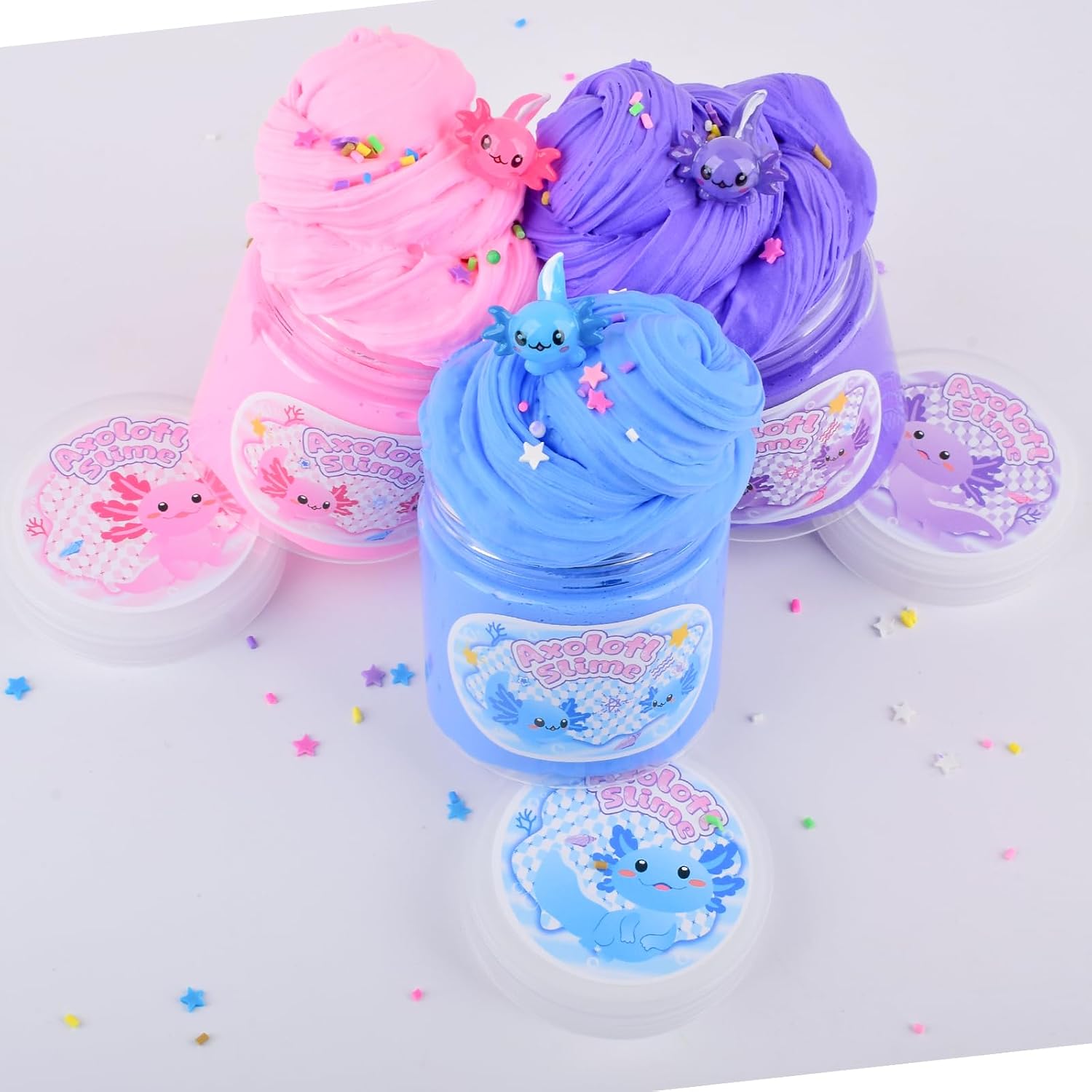 Thumbnail 4 de Axolotl Butter Slime Pack 3 Pack