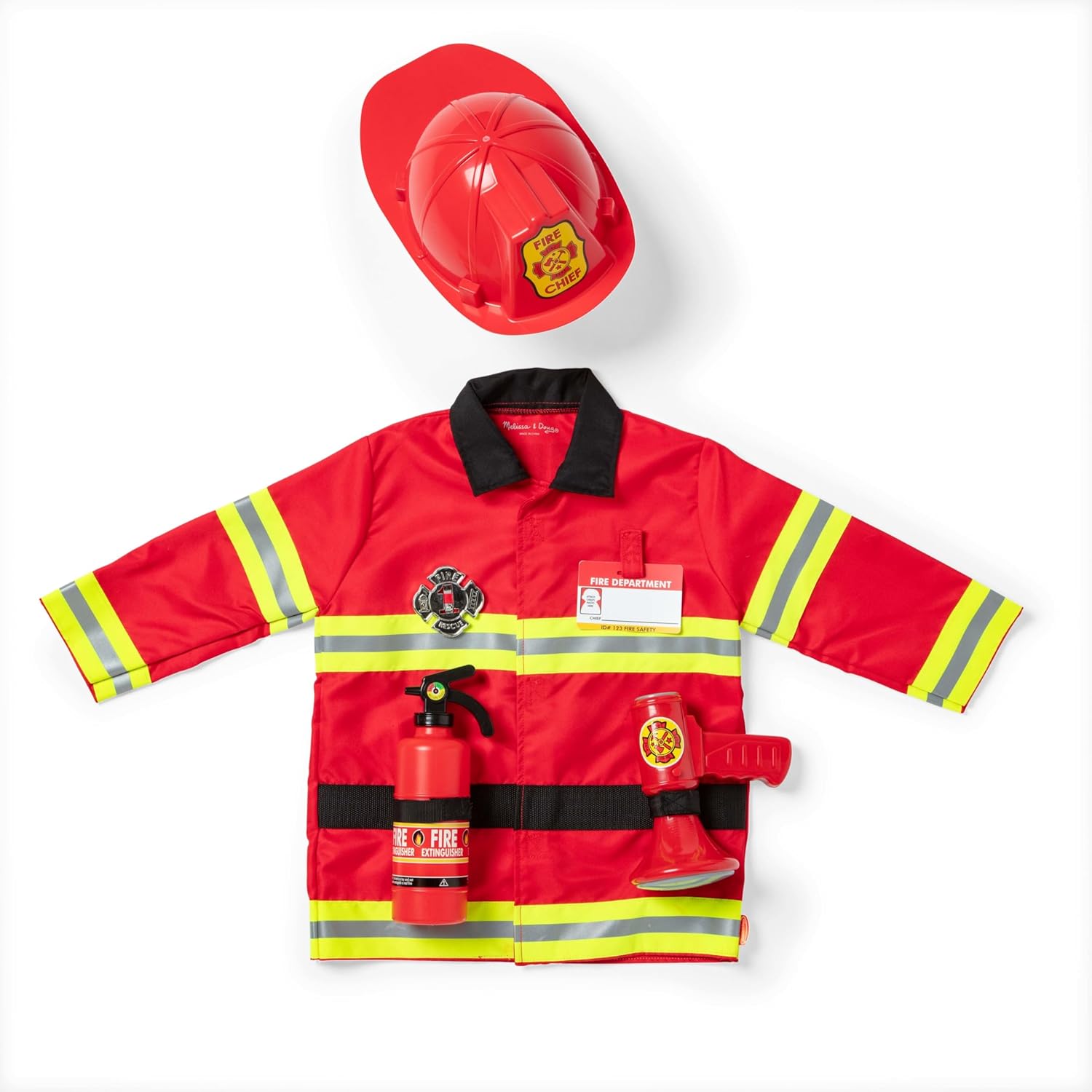 Melissa & Doug Fire Chief Costume 3-5 🎭