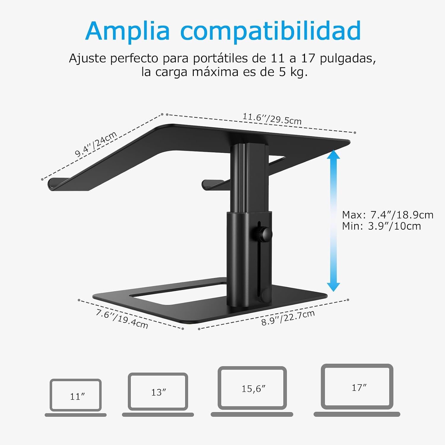 Thumbnail 5 de BoYata Soporte Ventilado Ajustable para Portátil