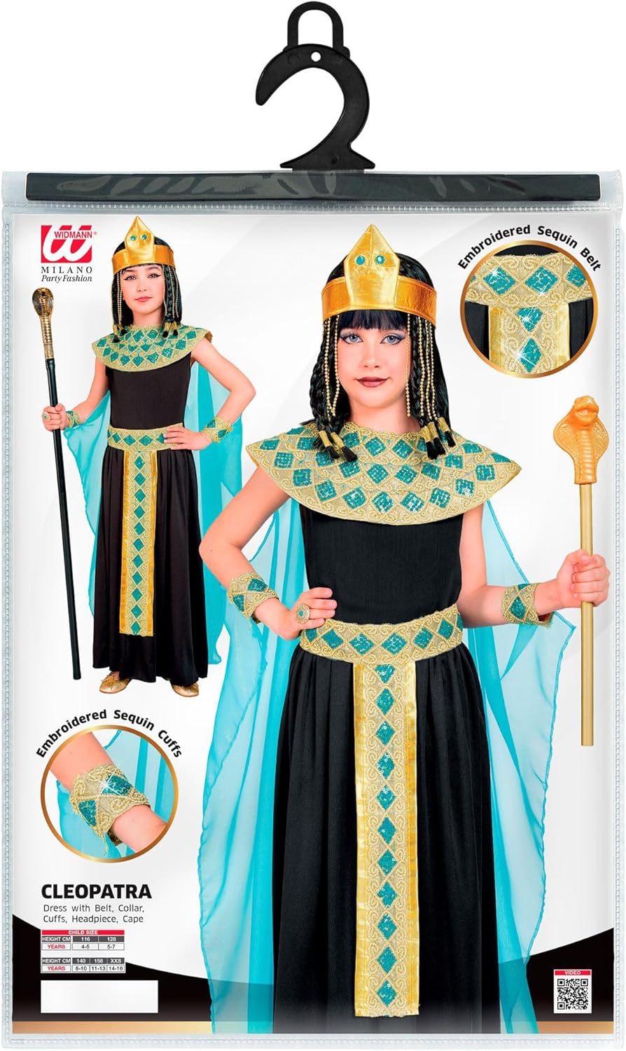 Thumbnail 4 de W WIDMANN MILANO Party Fashion Cleopatra Kostüm für Mädchen (Taille 128)