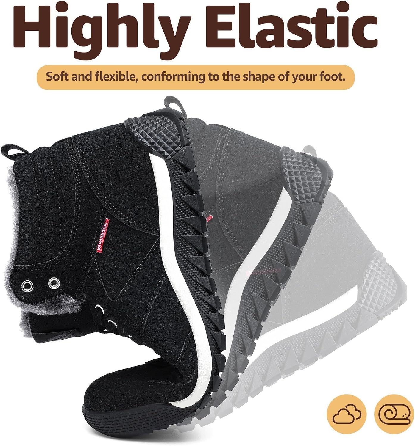Thumbnail 5 de Mishansha Winterschuhe Warm Gefüttert