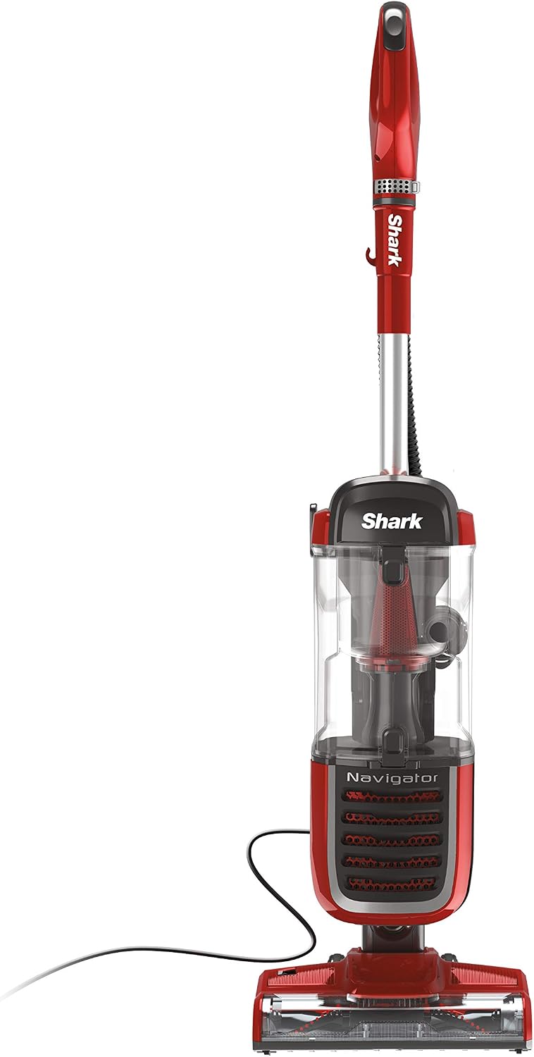 Detalle de Shark Navigator Swivel Pro Complete NV150C Upright Vacuum, Red, HEPA Filter