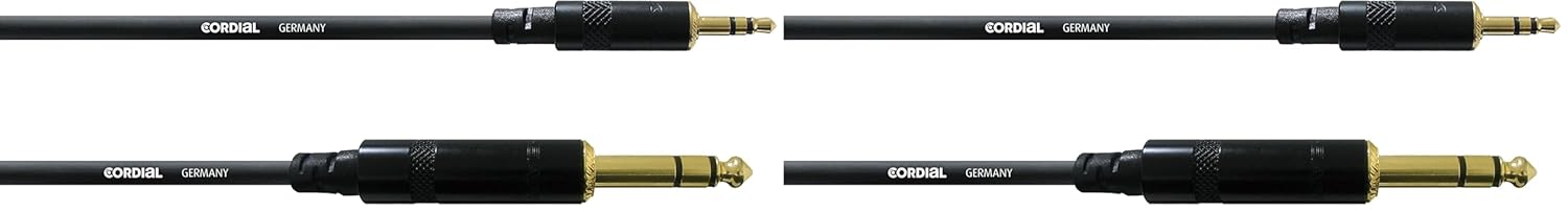 Thumbnail 2 de Câble audio Cordial Câble audio 1,5 m 3,5 sym/6,3 sym REAN, CFM 1,5 WV