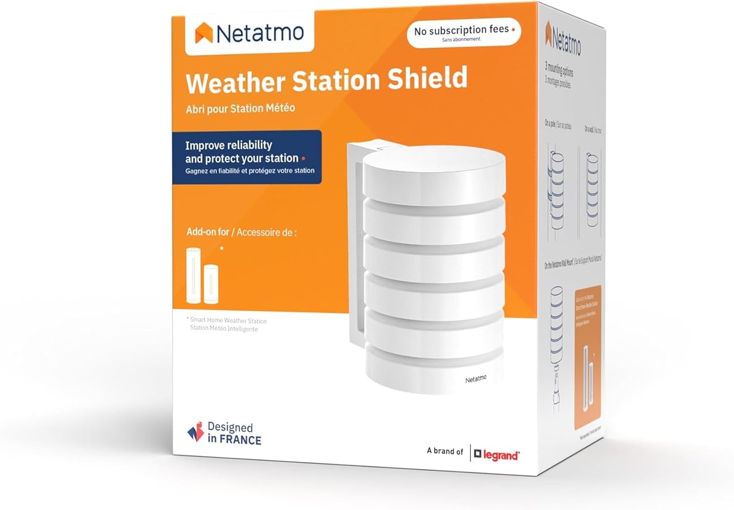 Thumbnail 5 de Netatmo Protector para Estación Meteorológica ☔ Protección Exterior
