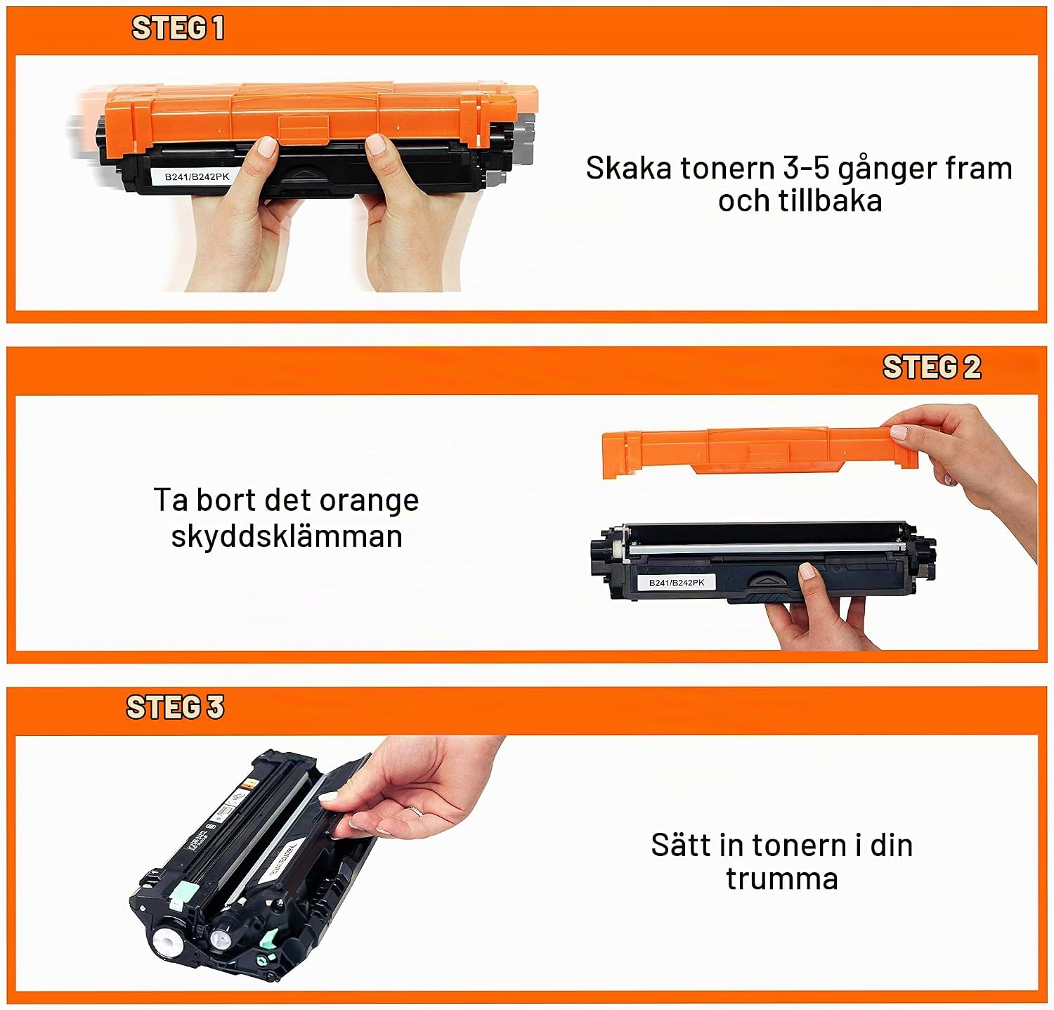 Detalle 2 de Bubprint TN-242BK/TN-246BK svart toner – kompatibel, cirka 2 500 sidor