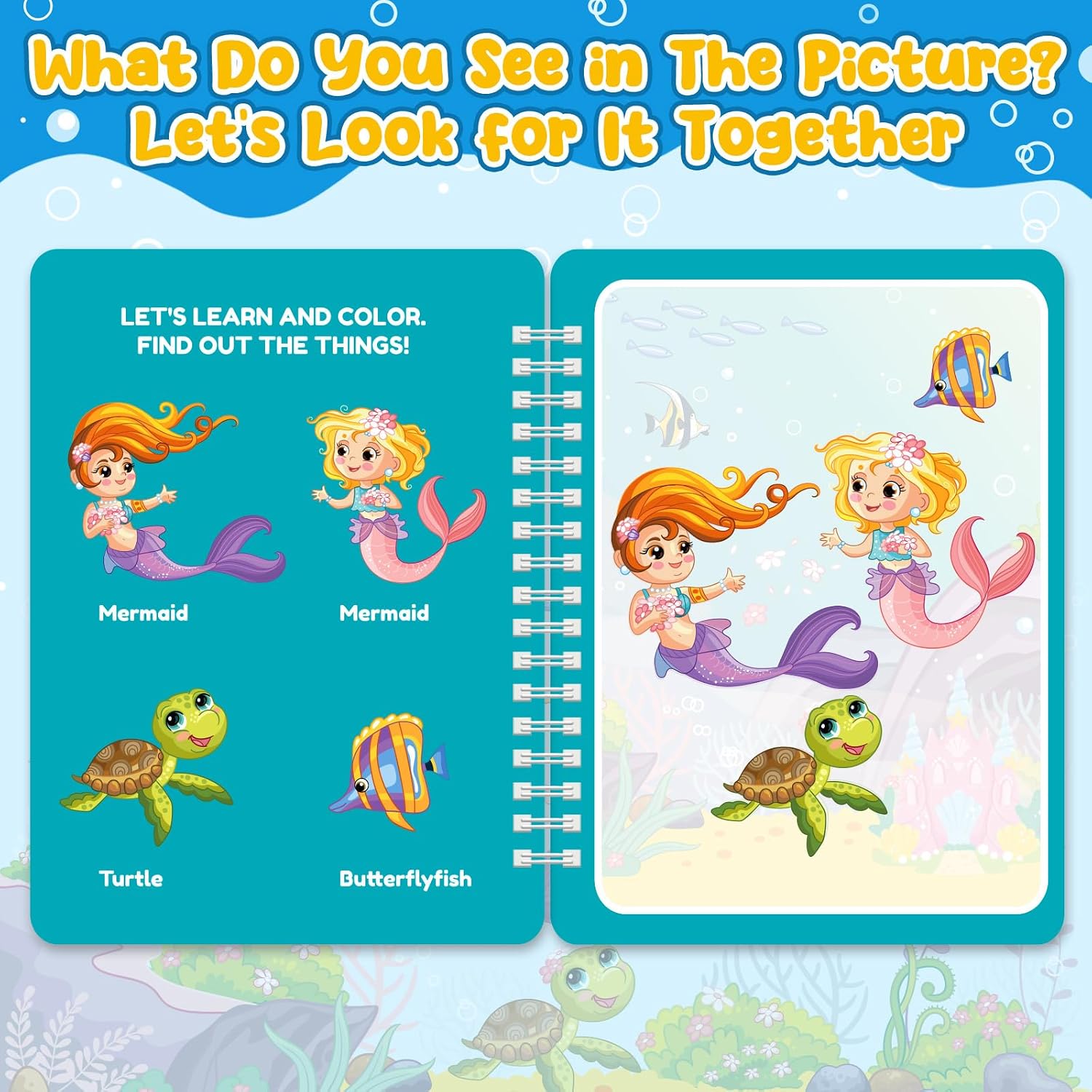 Thumbnail 5 de LIKYMO 16 Magic Water Colouring Books