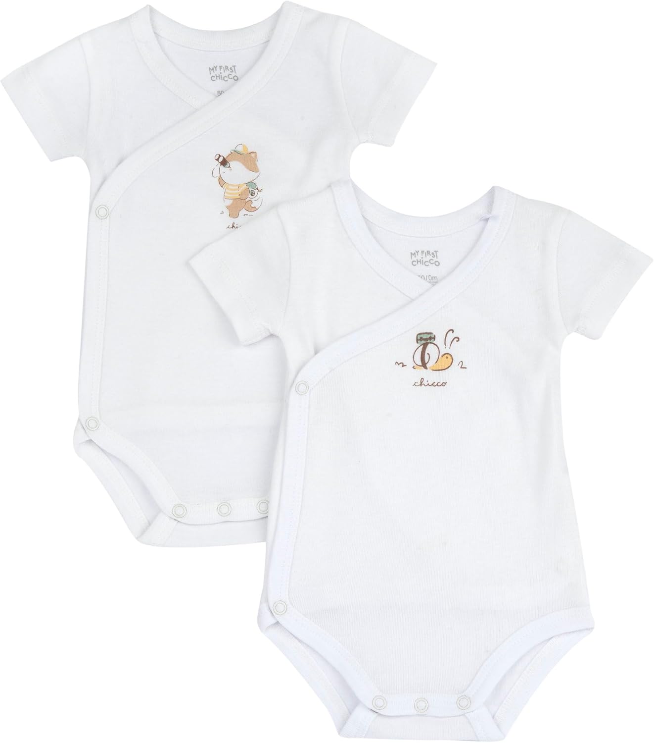 Thumbnail 6 de Chicco Body Neonato e Neonata in cotone, Set di 2 senza maniche con apertura a patello