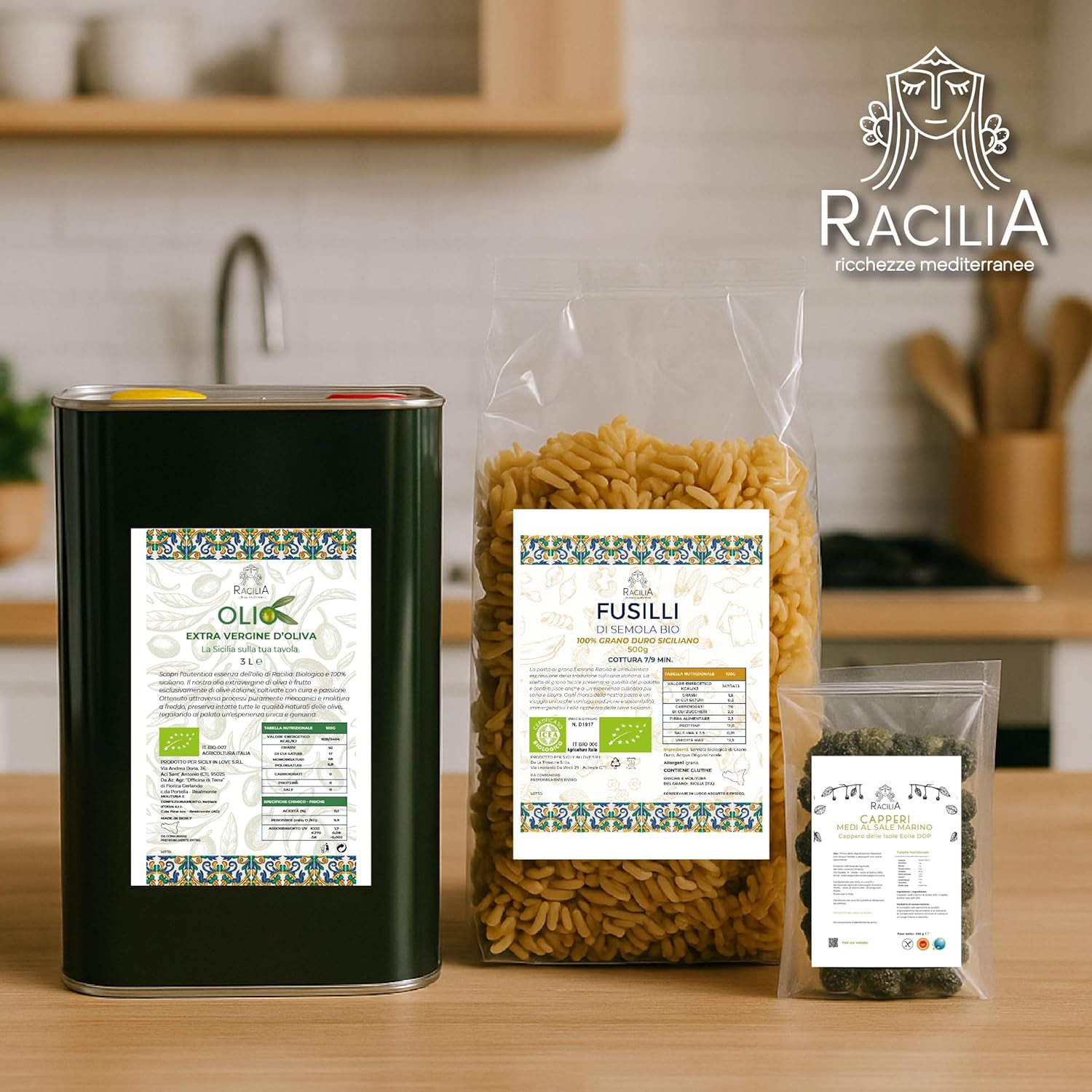 Thumbnail 6 de RACILIA Capperi Medi Sotto Sale DOP Isole Eolie – Lavorazione Artigianale Siciliana 100% Italiani 250 g