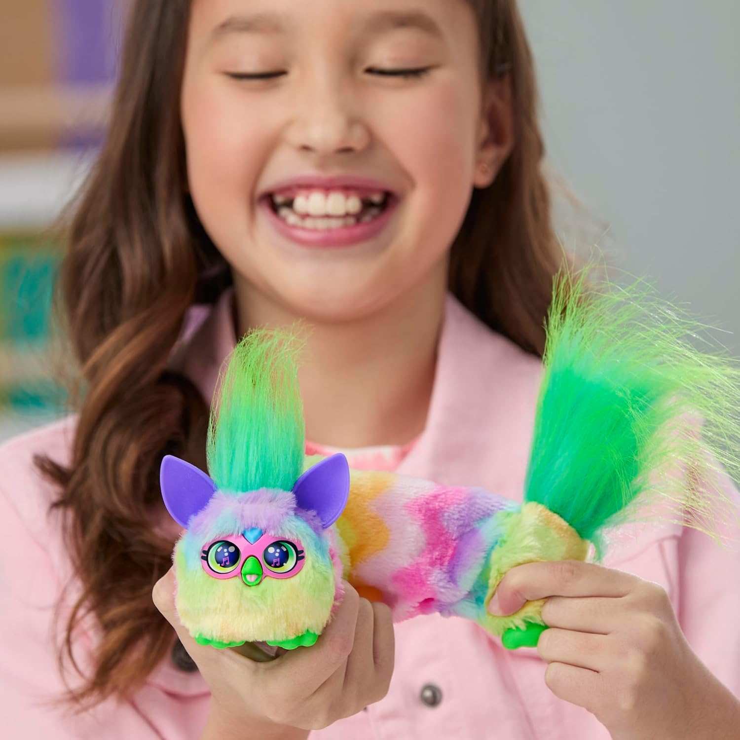 Detalle de Furby DJ Furblets Can-Dee-Swirl peluche