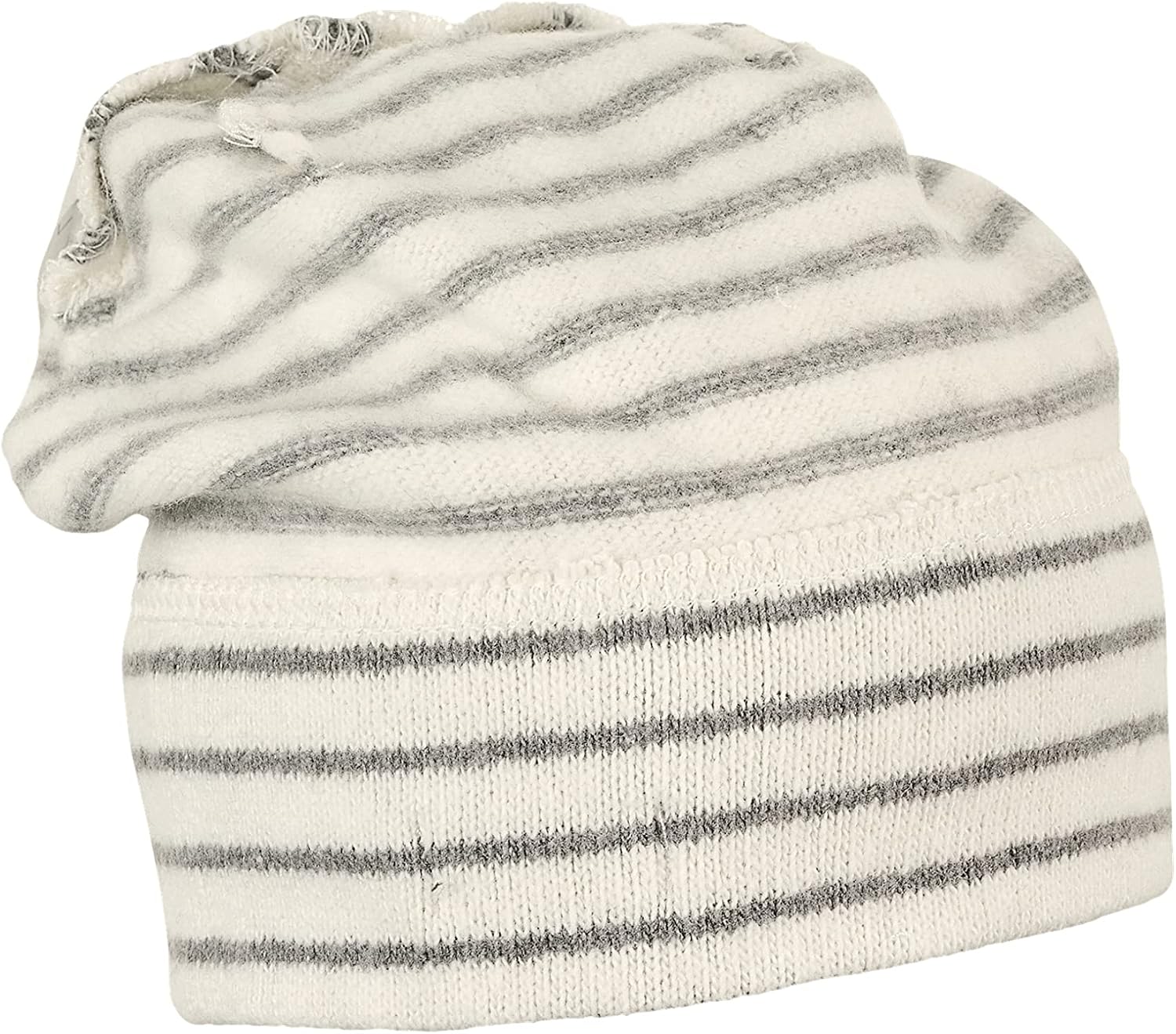 Detalle de Sterntaler Unisex Kinder Mütze Streifen – Slouch-Beanie aus Baumwollmischgewebe