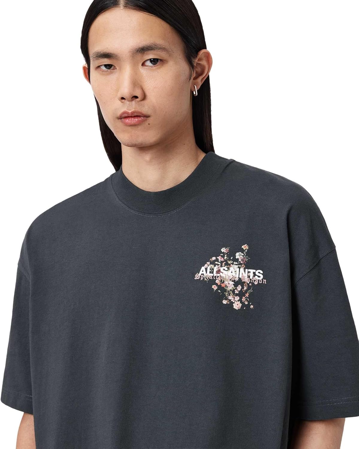 Thumbnail 5 de Allsaints Valen SS Crew T-Shirt Uomo