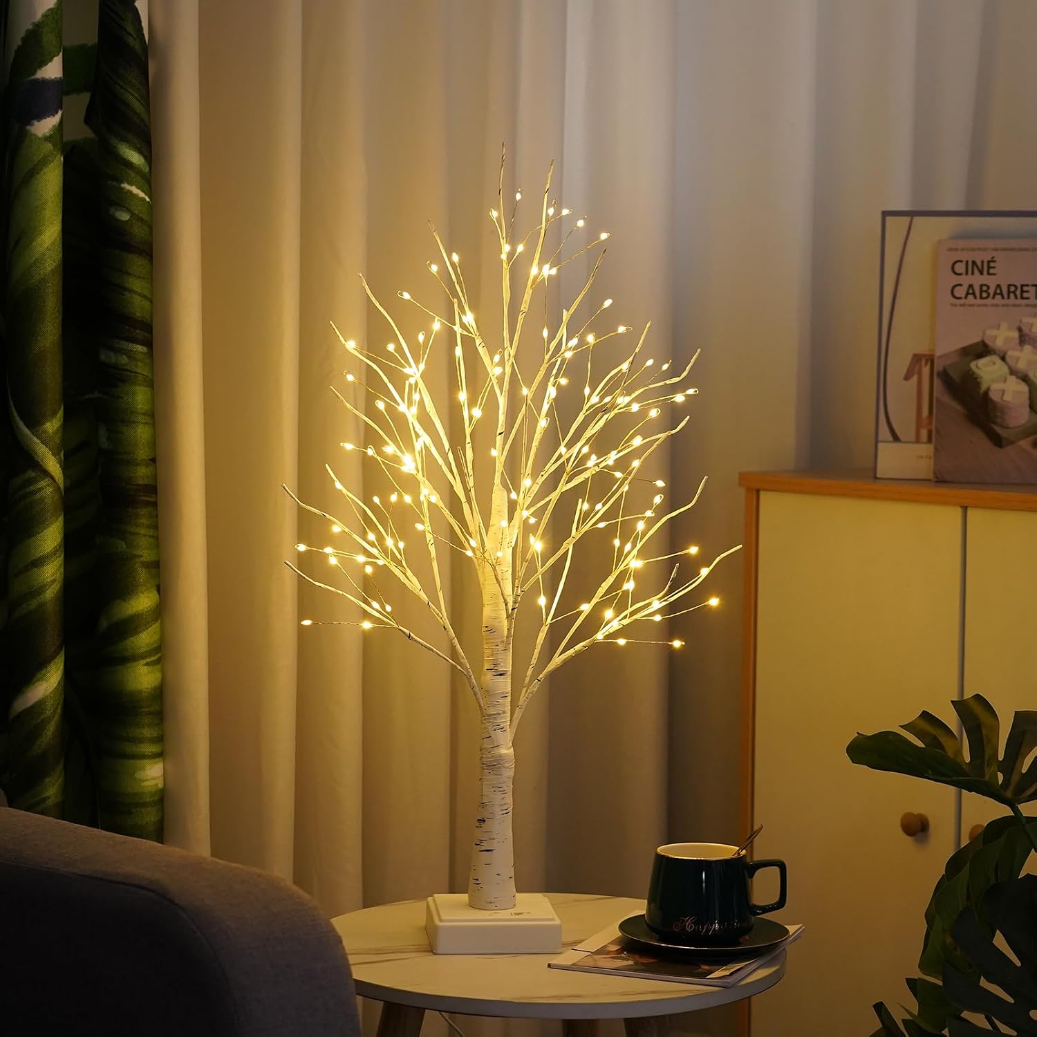 Detalle 2 de DIY Birch Tree 144-LED Lamp with Timer ๐