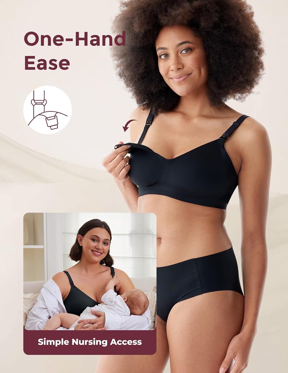 Thumbnail 5 de momcozy YN21 Seamless Nursing Bra