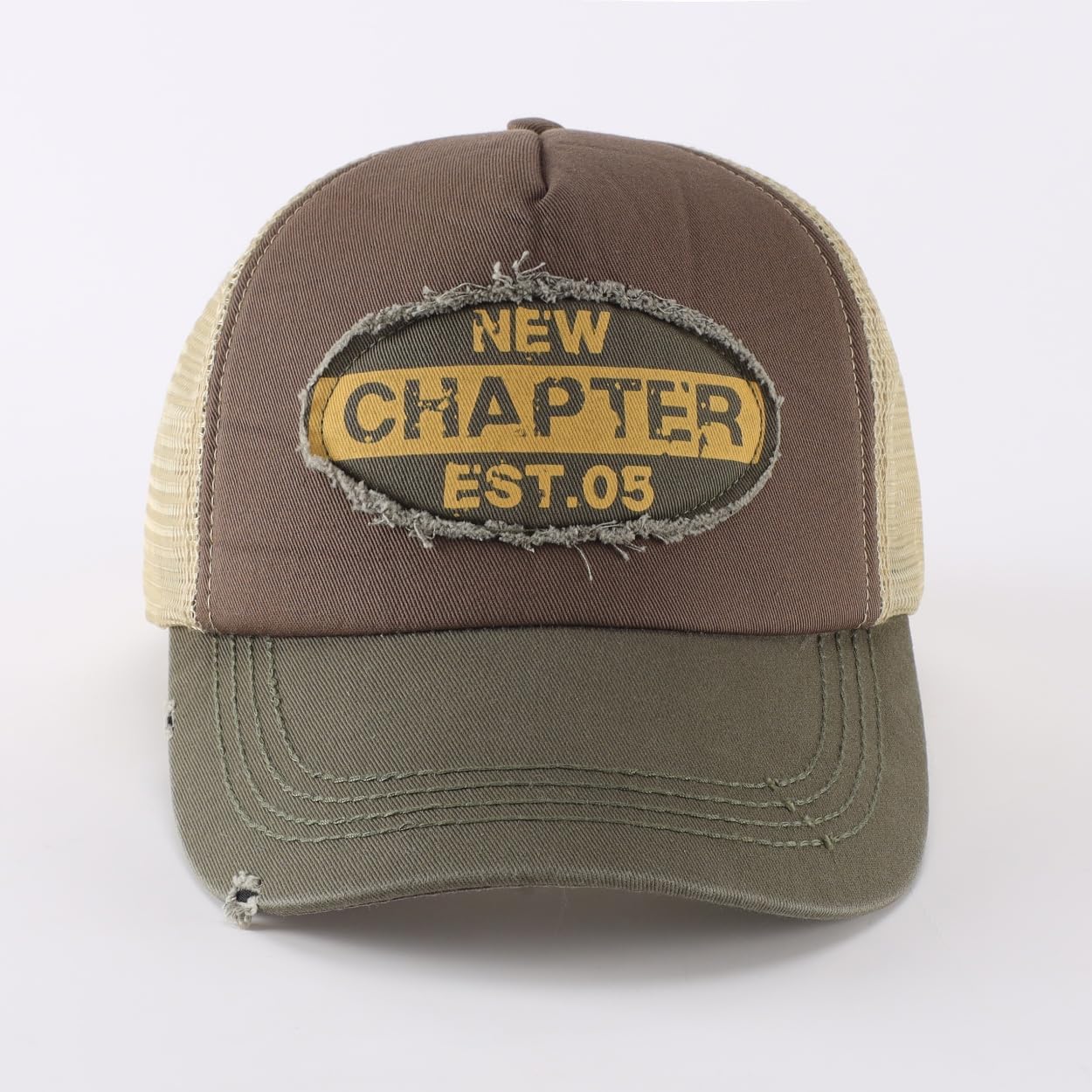 Thumbnail 2 de Decentron Mens Vintage Mesh Trucker Hat – Adjustable Snapback Cap