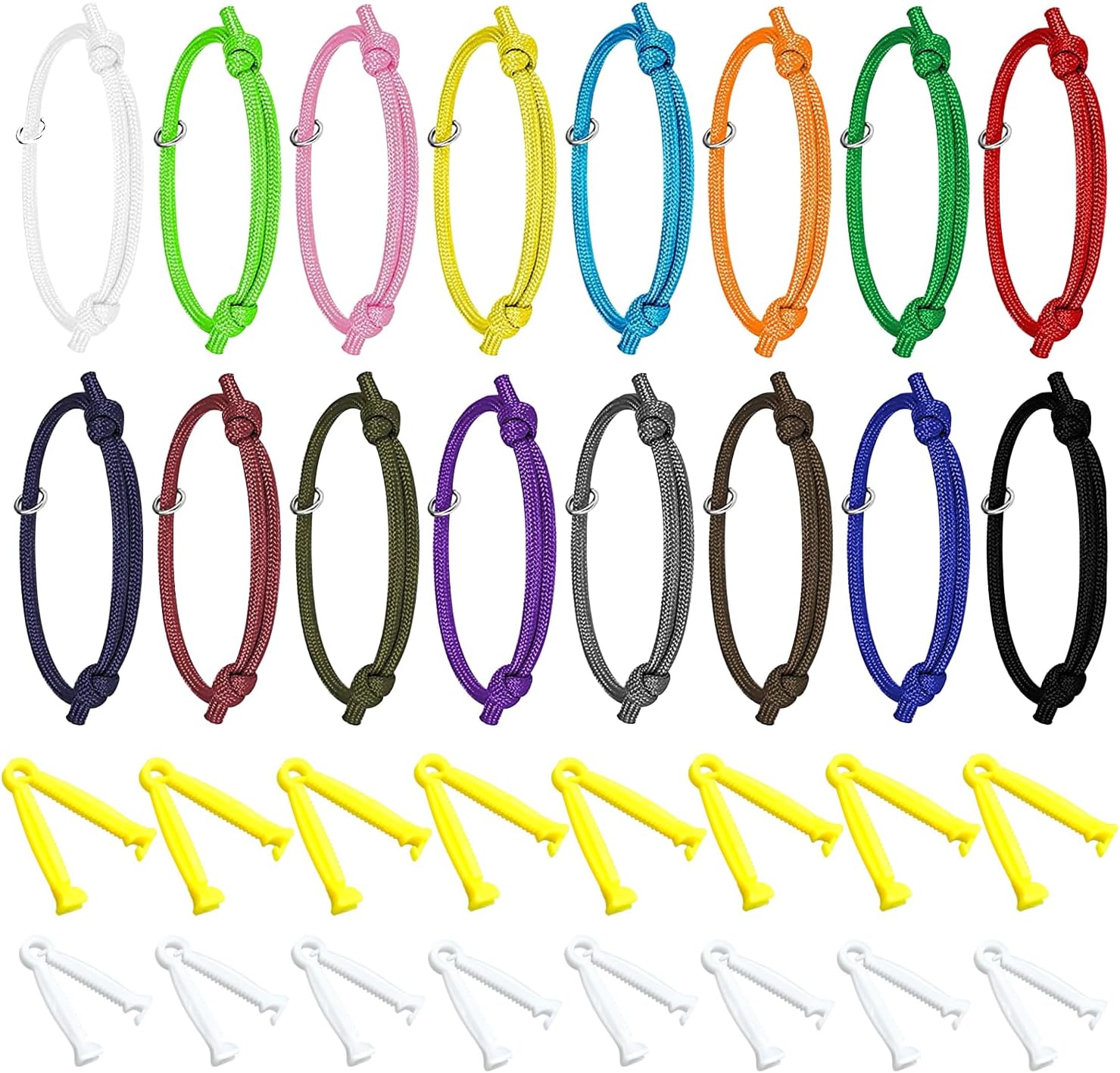 Detalle de MABAHON 16PCS Puppy ID Collars + 16Pcs Umbilical Cord Clips whelping kit