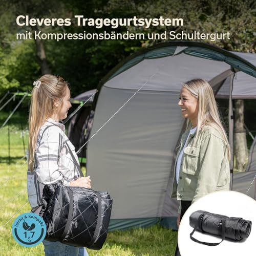 Thumbnail 5 de Skandika Zeltteppich Bredal 250 × 310 cm – wetterfestes Outdoor-Kissen mit Softtouch-Polyester
