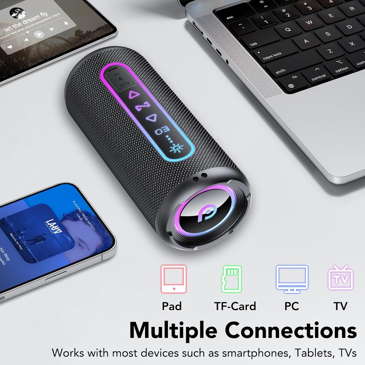 Thumbnail 6 de Enceinte Bluetooth 5.4 25W – Puissante, étanche IPX7 et éclairage RGB