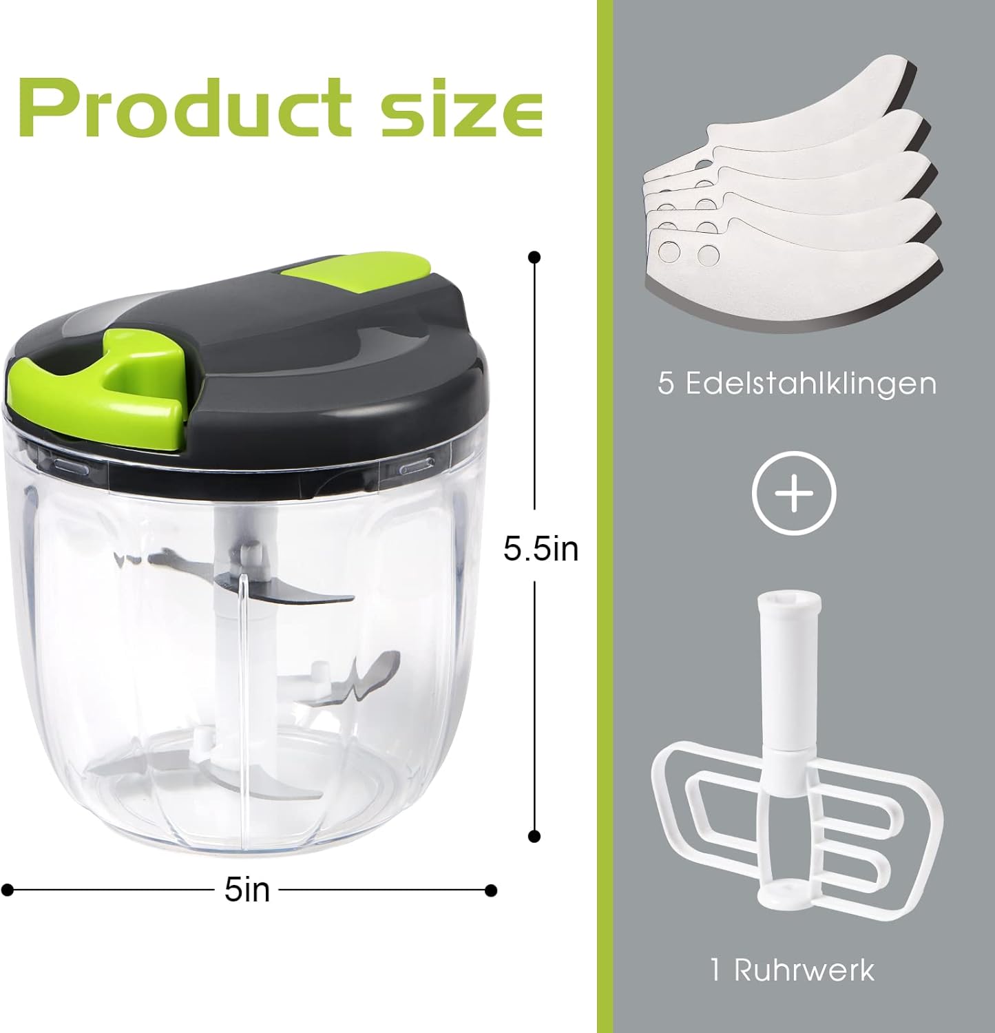 Thumbnail 4 de Sinnsally Manual Food Chopper Pull String