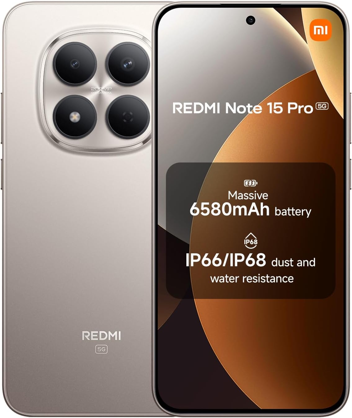 Detalle de XIAOMI Redmi Note 15 Pro 6580mAh smartphone