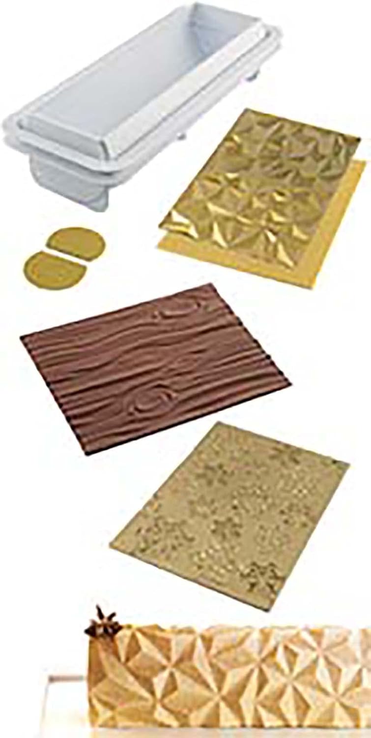 Detalle de Silikomart 25.008.99.0082 – silikonowy zestaw form 3D z motywem diamentowym
