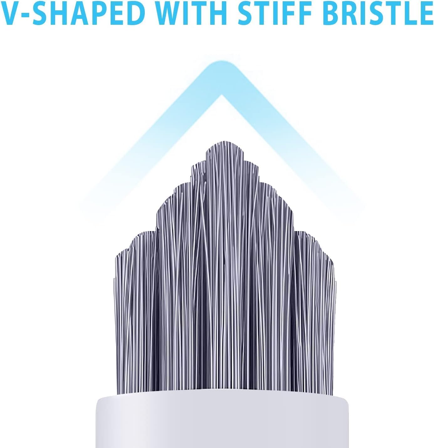 Detalle de Lumkew Grout Brush Set, 4-Piece with V-Shaped Hard Bristles