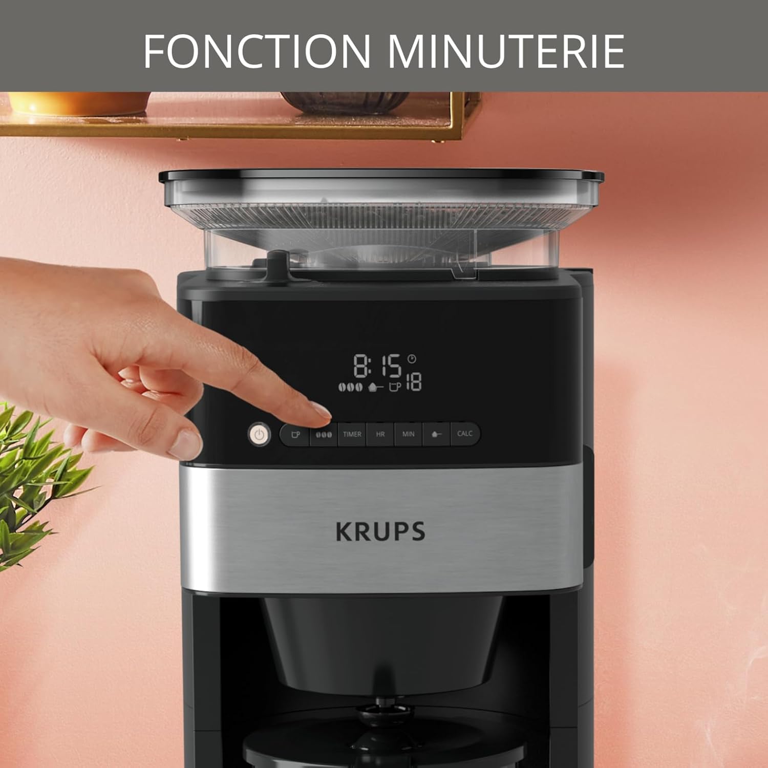 Thumbnail 4 de Krups Grind & Brew KM8328 Cafetera con Molinillo y Panel Digital