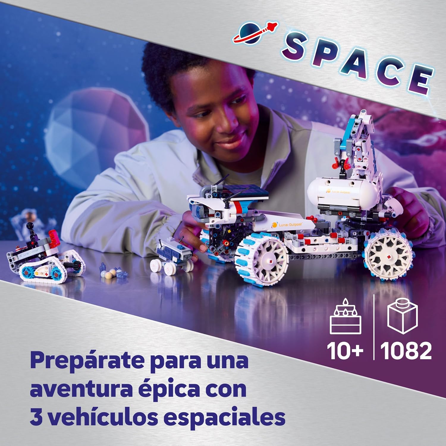 Detalle 2 de LEGO Technic Vehículo Espacial Lunar Outpost 42211