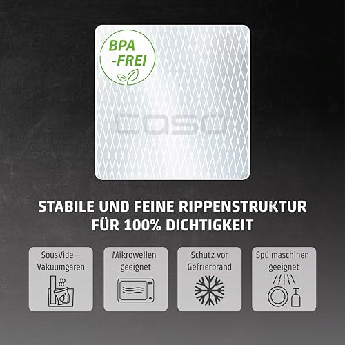 Thumbnail 2 de CASO 8 Sterne Profi-Vakuumfolienrollen 20 x 600 cm – 2 Rollen, BPA-frei, 150 µm