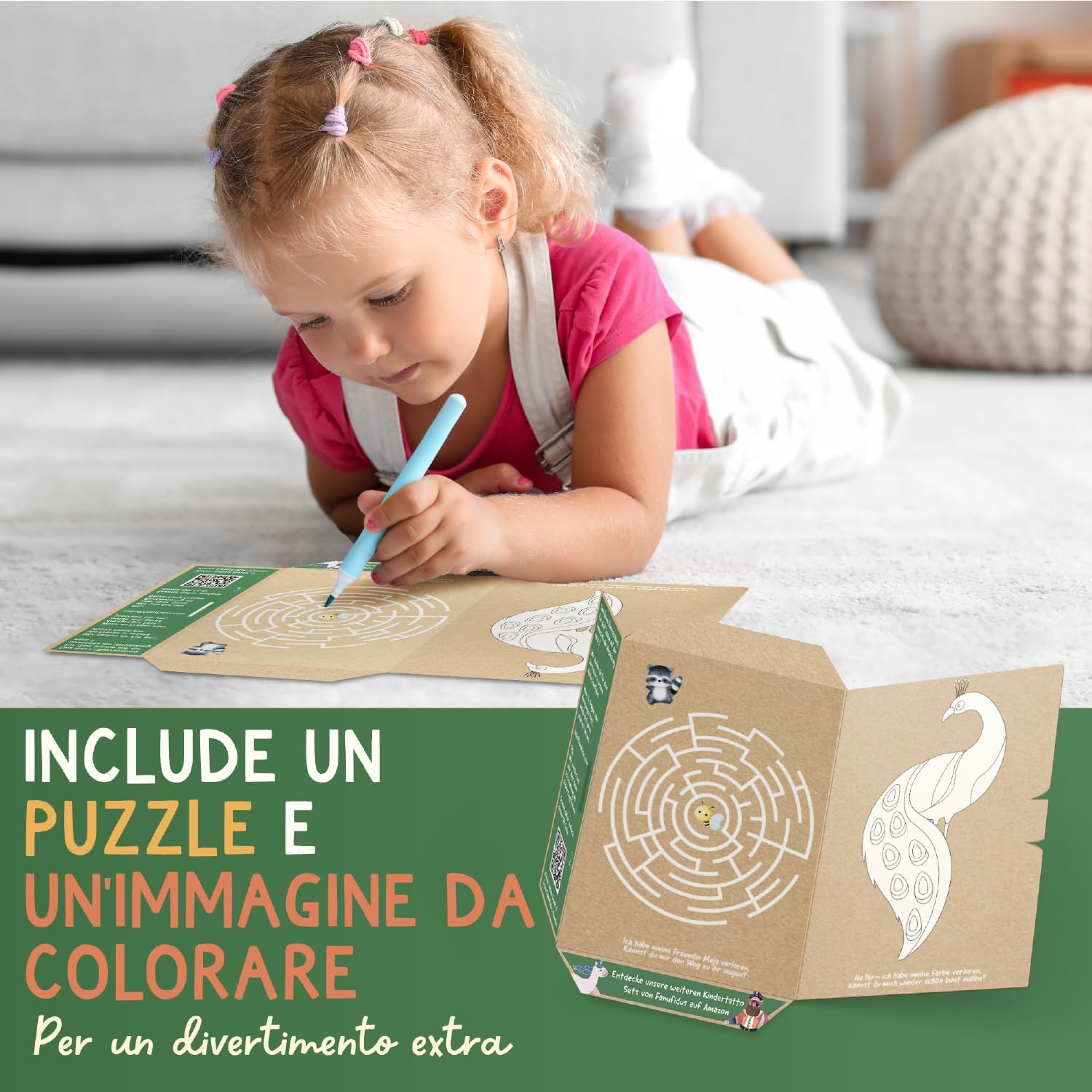 Thumbnail 4 de Famifidus 120 tatuaggi per bambini: trasferelli temporanei skin-friendly per feste e compleanni