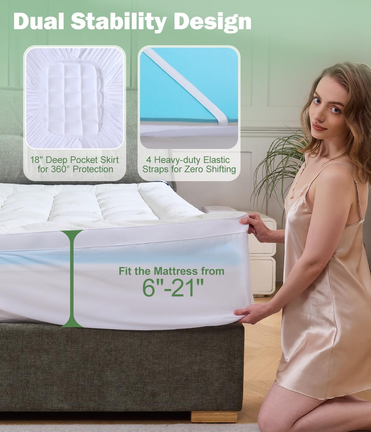 Detalle 1 de Fracho Mattress Topper 4-Inch