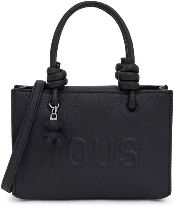 Detalle de TOUS Mini Horiz T La Rue New Sac pour femme — noir, 6 litres