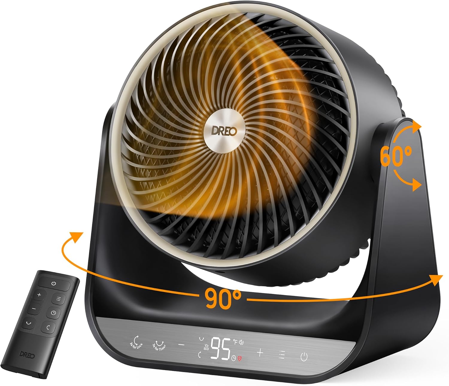 Detalle de DREO Whole Room Heater 714 1500W 🌡
