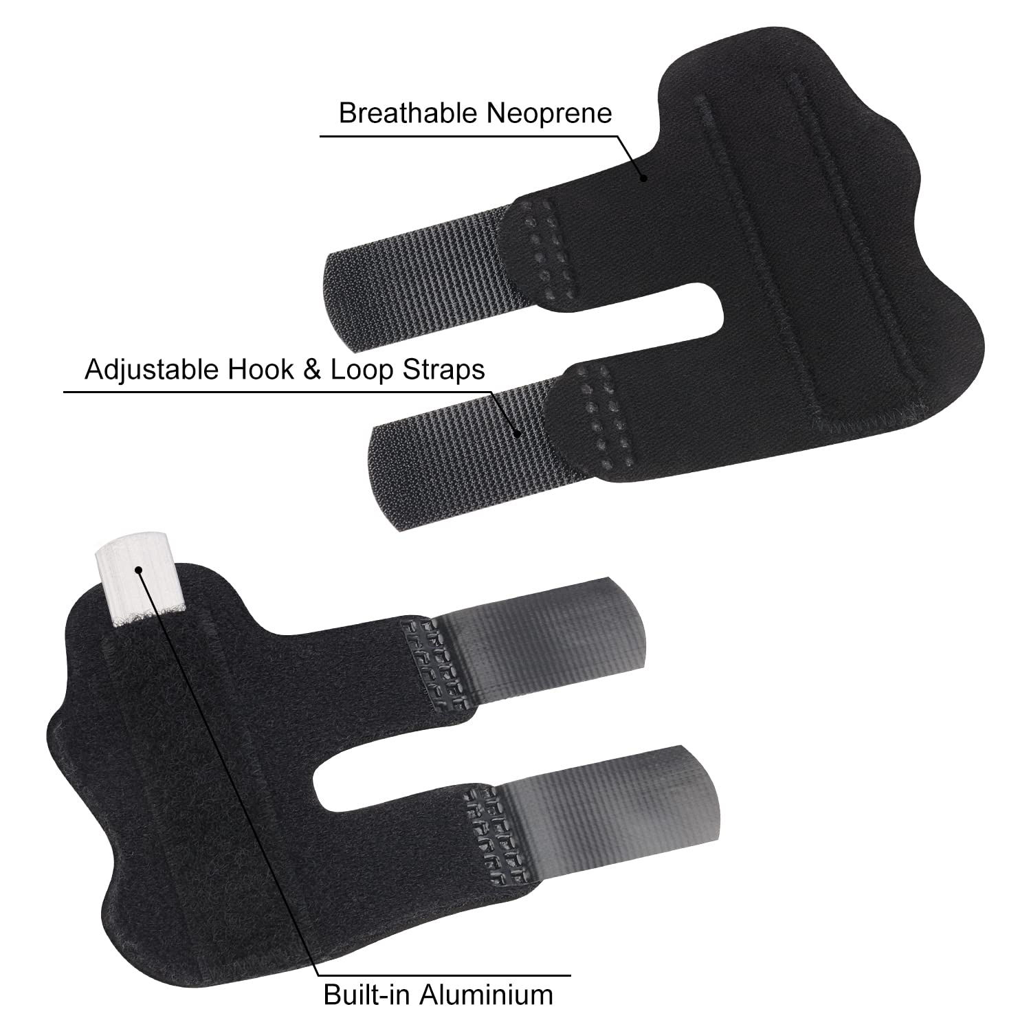 Thumbnail 2 de supregear FSB0000023 vingerspalken, verstelbaar en herbruikbaar, 2 stuks