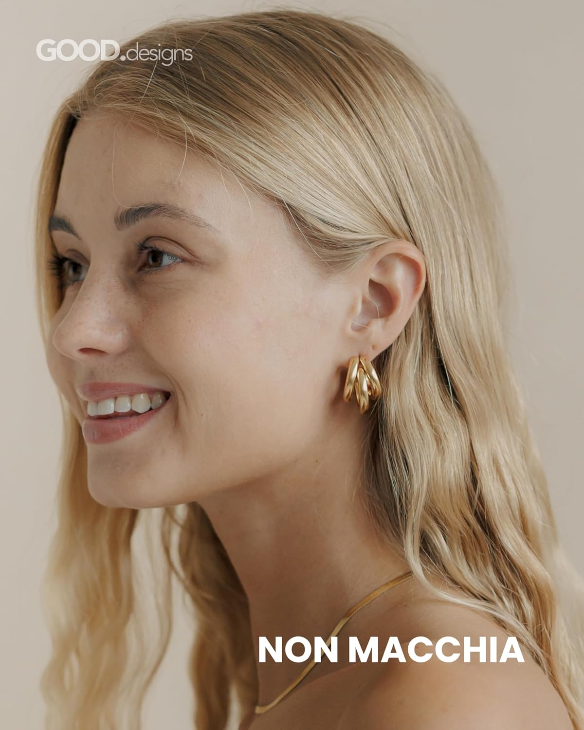 Detalle de GD GOOD.designs Orecchini Triple 20 mm