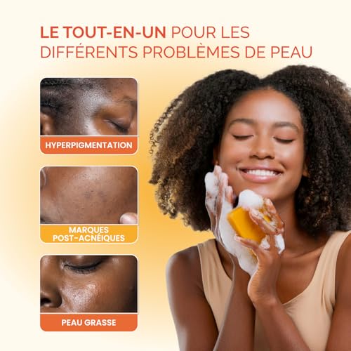 Thumbnail 3 de PLANTIFIQUE Turmeric & Kojic Acid Soap | Savon Visage au Curcuma (x2)