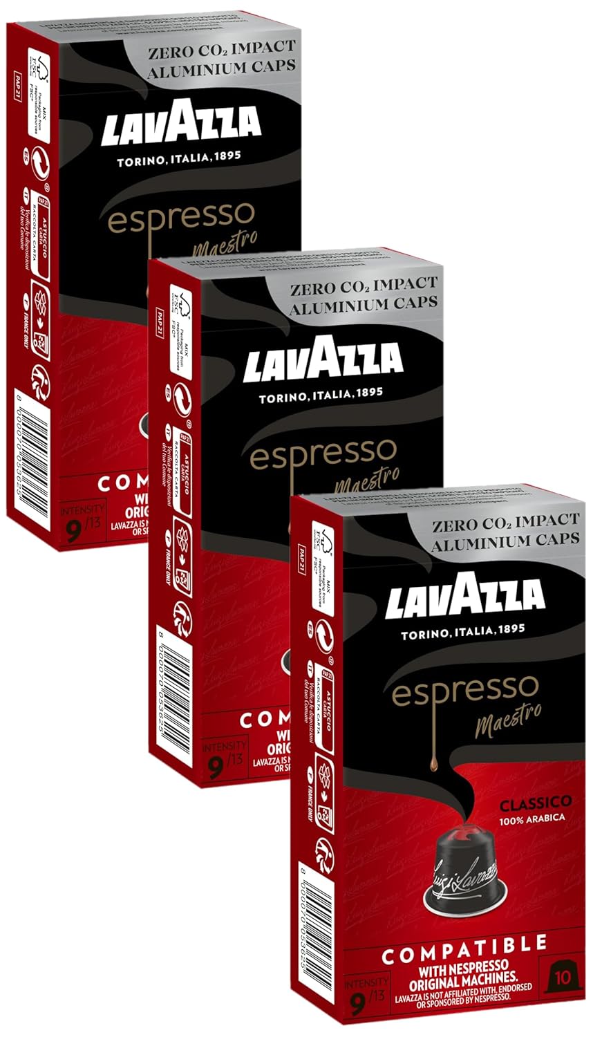 Thumbnail 4 de Lavazza Espresso Maestro Classico – medium roast, 30 Aluminiumkapseln (kompatibel mit Nespresso*)