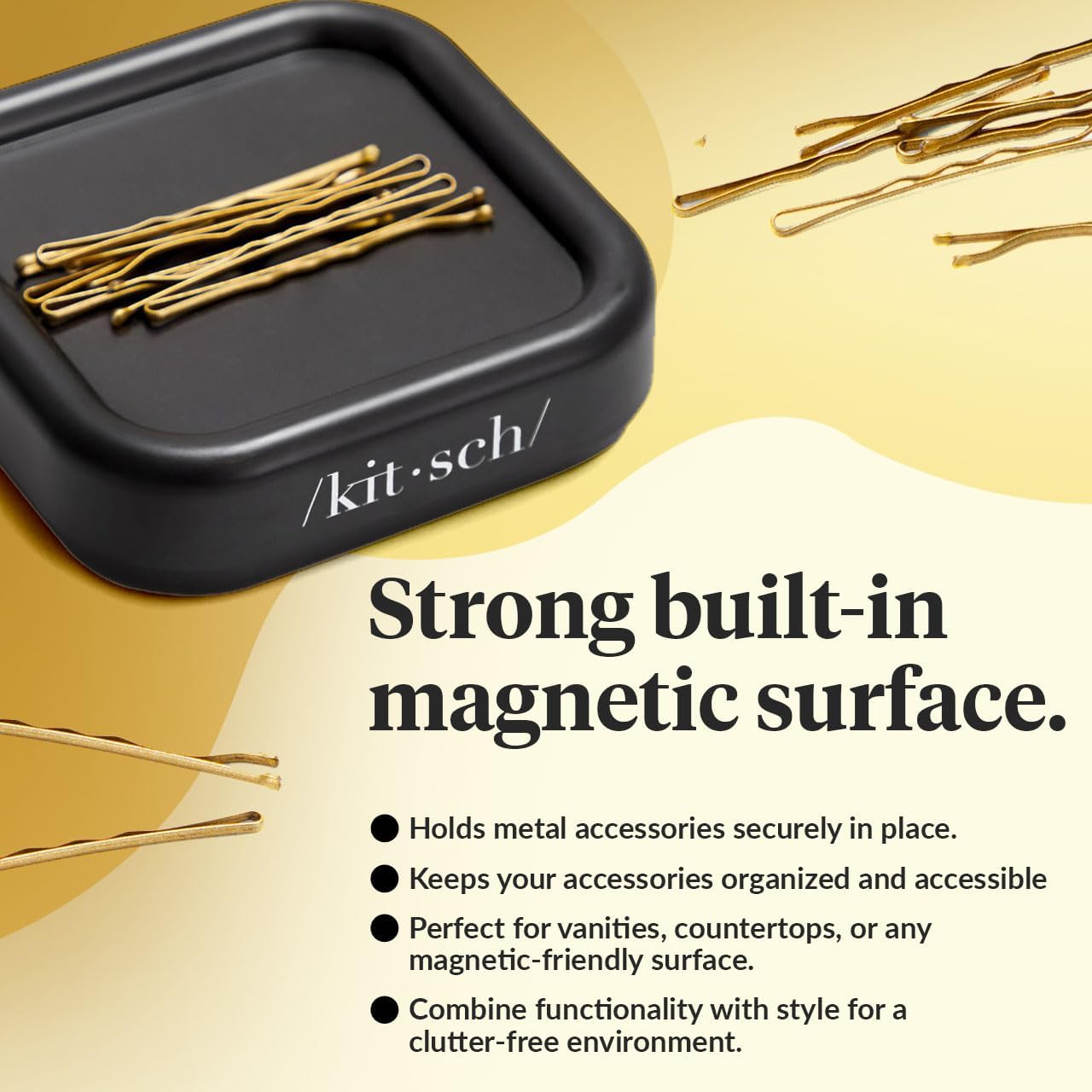 Thumbnail 2 de Kitsch Magnetic Bobby Pin Holder