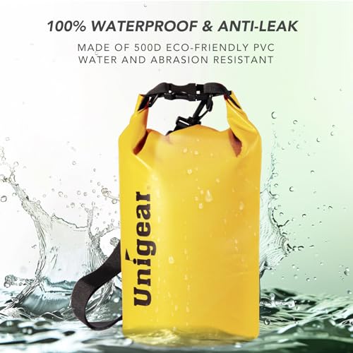 Detalle de Unigear Waterproof Dry Bag 2L-55L with Phone Pouch for Swimming Kayaking