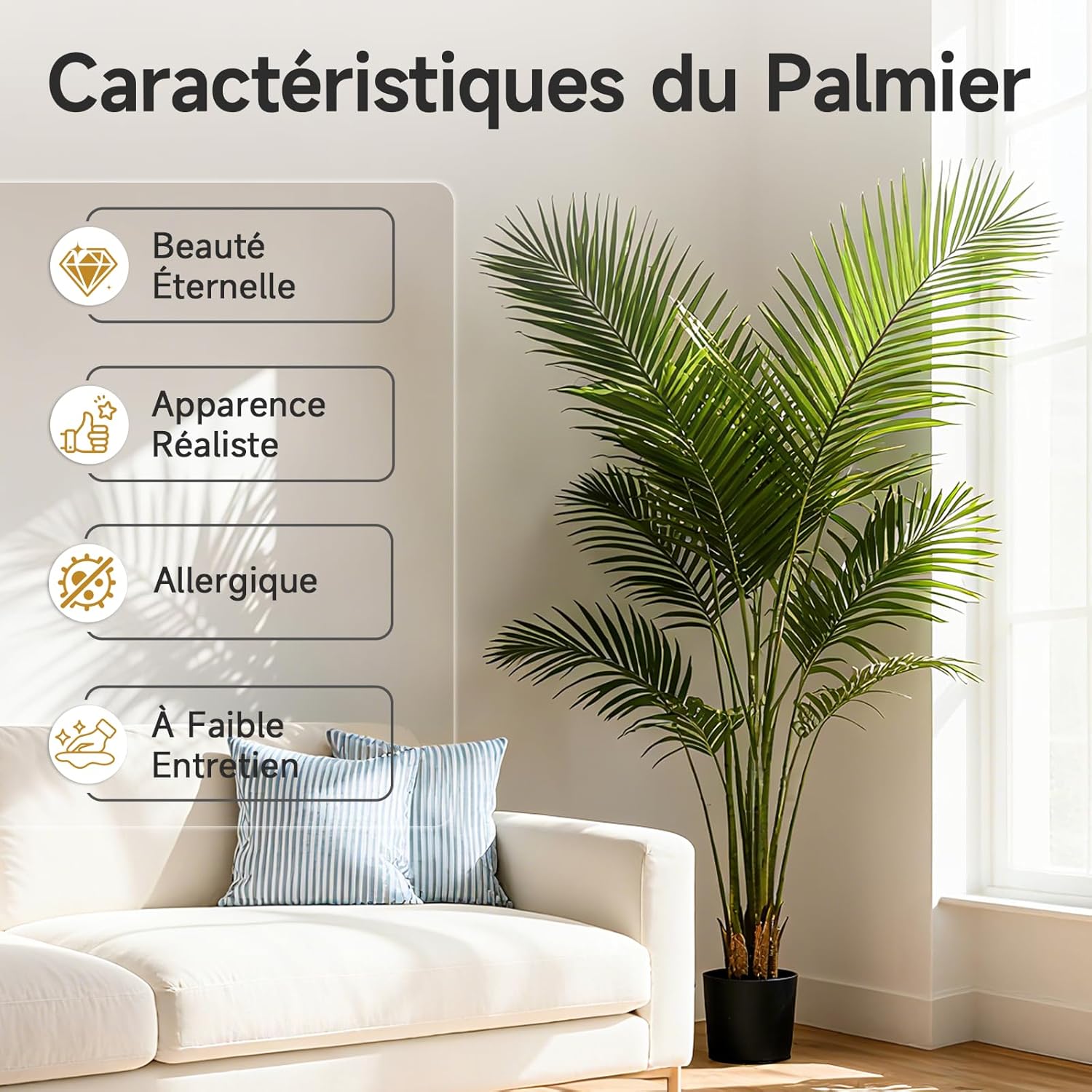 Thumbnail 1 de Hamlody Palmier artificiel 180 cm