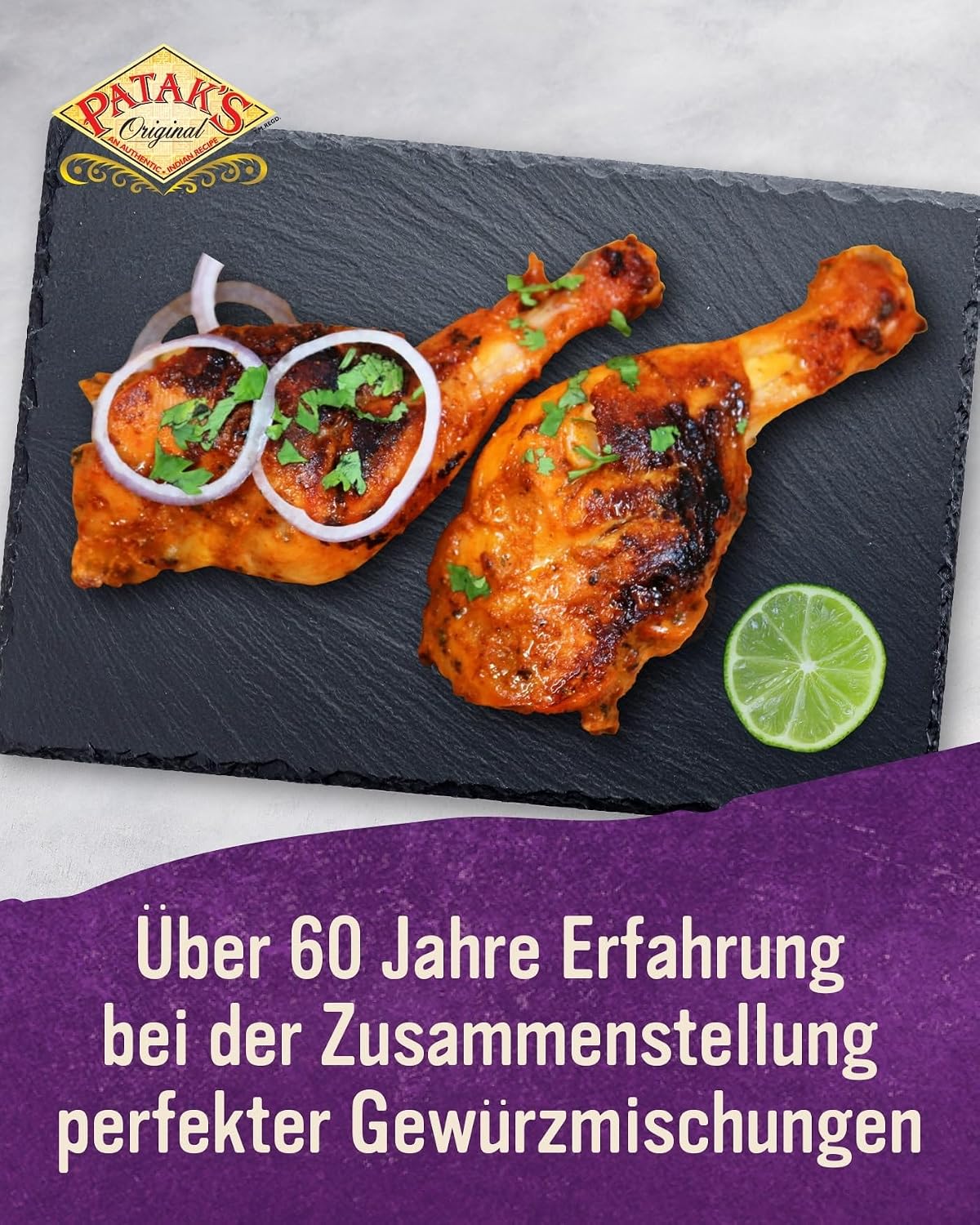 Detalle de PATAKs Tandoori Currypaste – Leicht scharfe Gewürzpaste für authentische Curry-Gerichte (6 x 312 g)