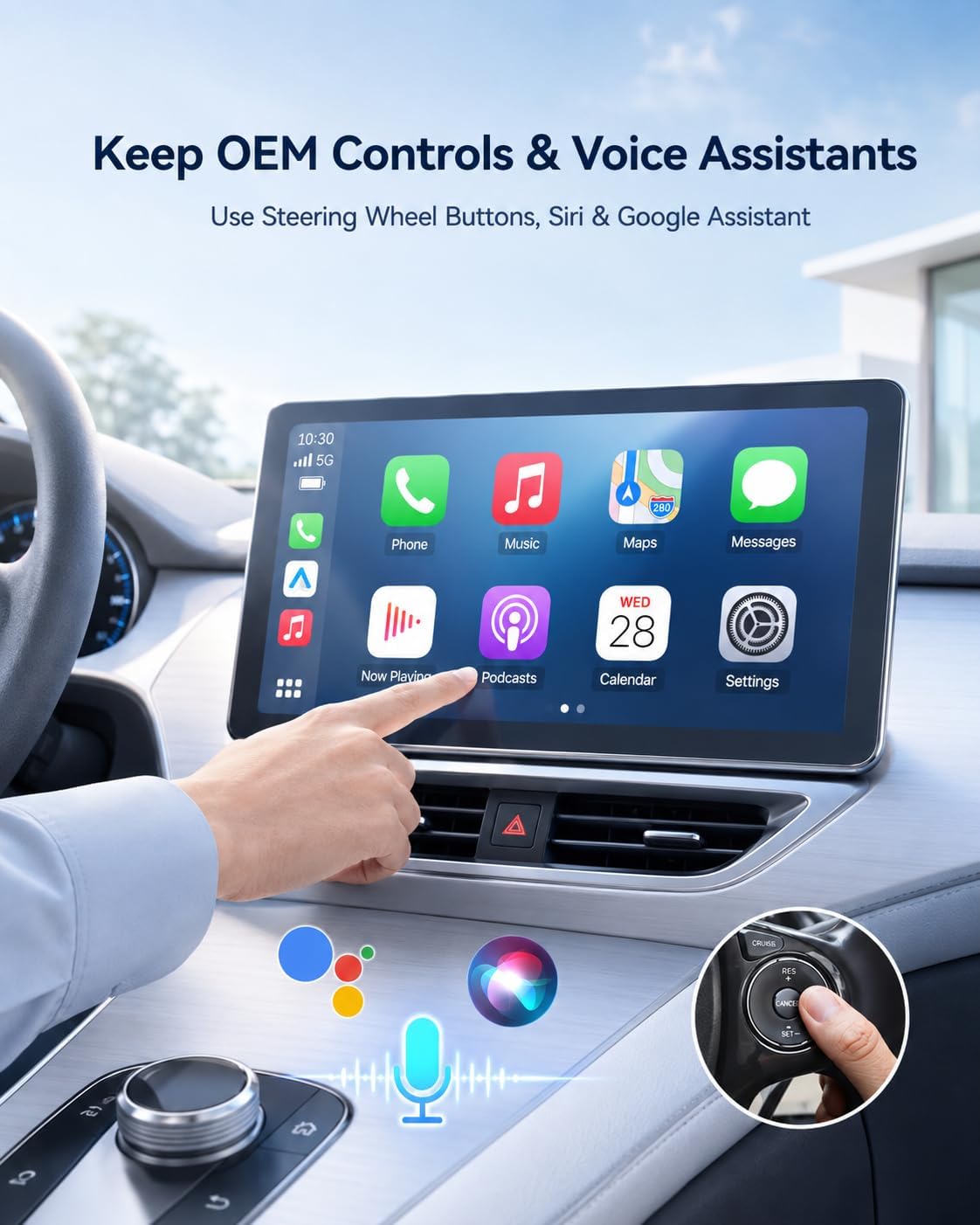 Detalle de Hyphoon Wireless CarPlay Adapter USB-C