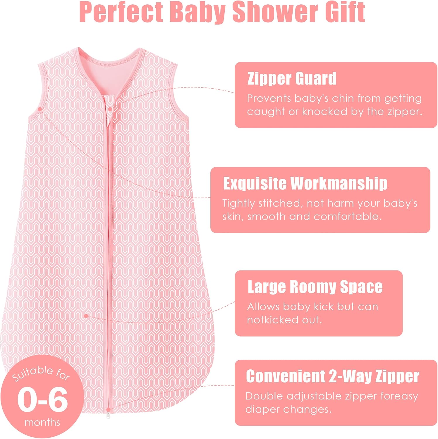 Thumbnail 2 de SWEET DOLPHIN Cotton Baby Sleep Sack