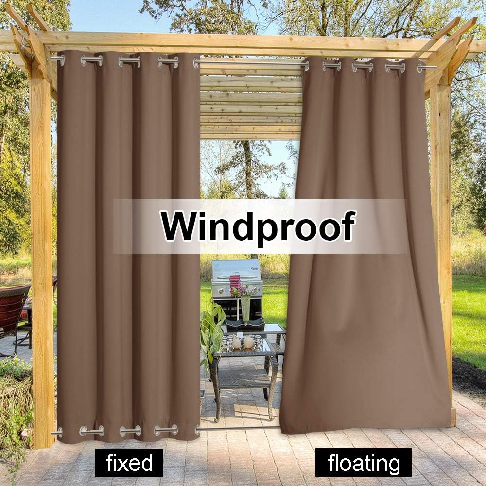 Detalle 2 de NICETOWN Outdoor Divider Curtain 100×84