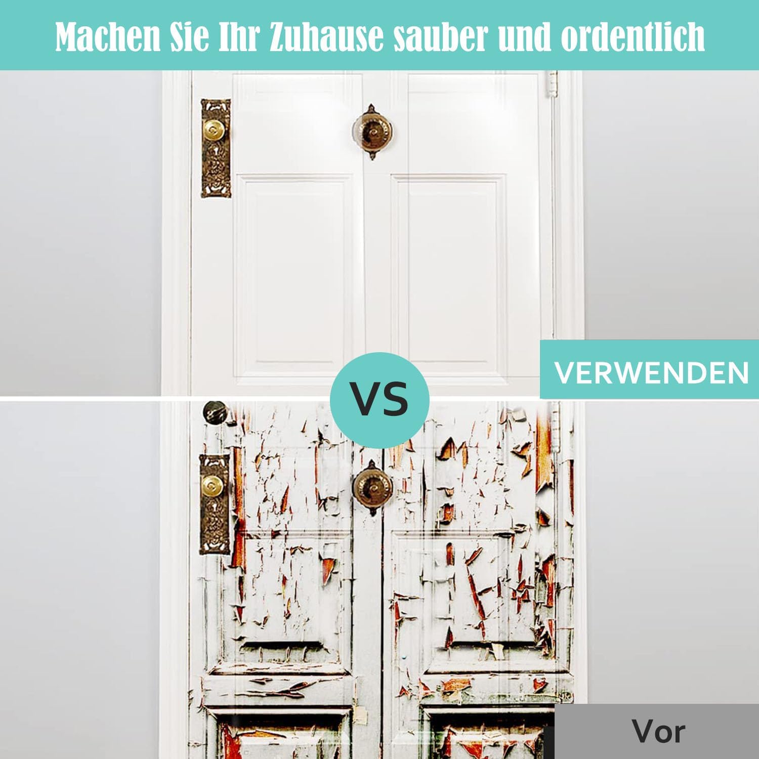 Thumbnail 3 de VCANIVR Kratzfolie Katzen selbstklebend, transparent (30 cm x 3 m) zum Kürzen für Sofa, Möbel & Türen