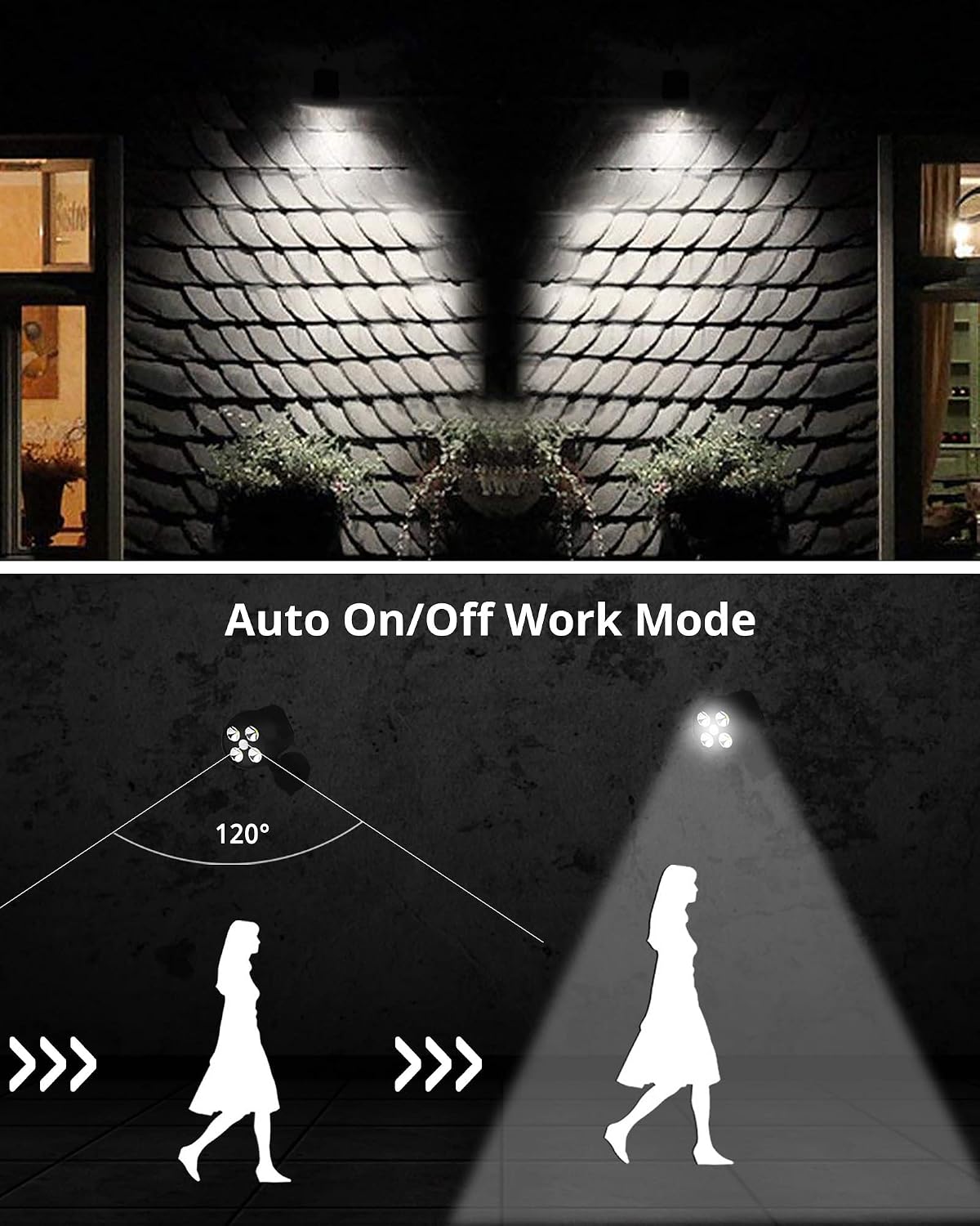 Thumbnail 3 de NICREW 600 Lumen PIR Motion Security Light