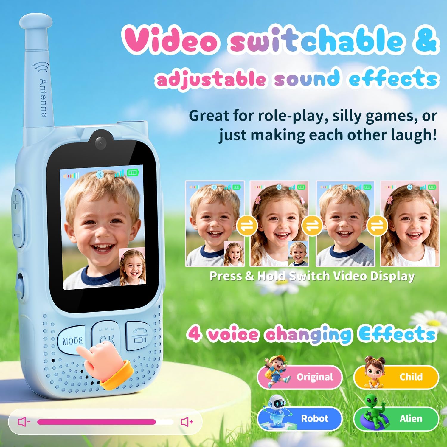 Detalle de Kids Video Walkie-Talkies, 2-Pack