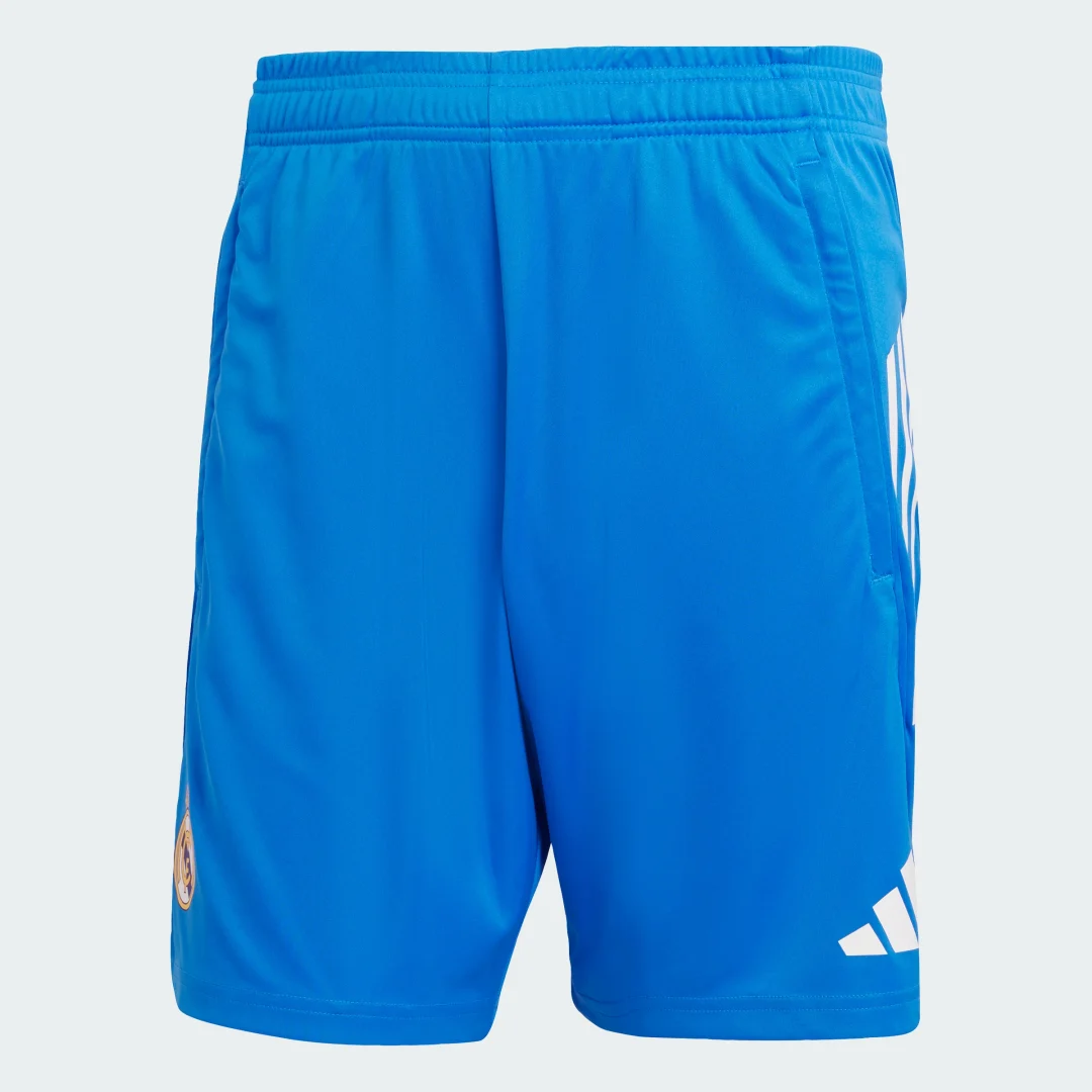 Detalle 2 de Adidas Pantalón corto de entrenamiento Real Madrid Tiro 25 Competition – azul