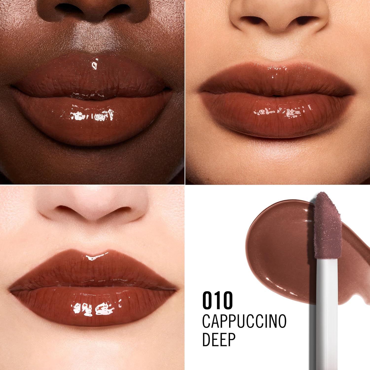 Detalle de Rimmel London Oh My Gloss! Lip Oil – Cappuccino Deep (010), 4,5 ml